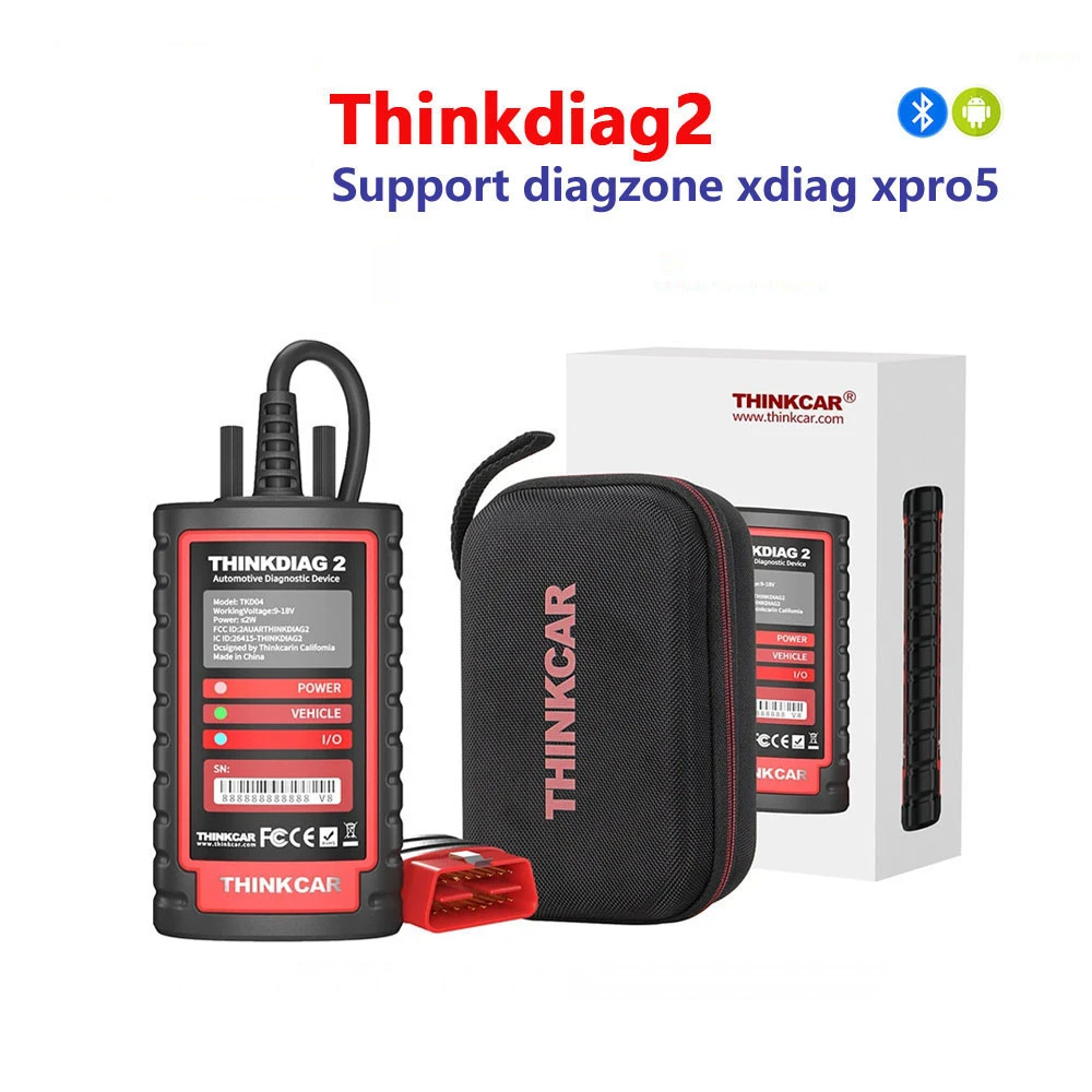 THINKCAR Thinkdiag 2 Mit 1 Jahr Online Diagzone XPRO5 Xdiag ADS Pro Prodiag Software, Vollsystem-Scanner für Alle Fahrzeuge