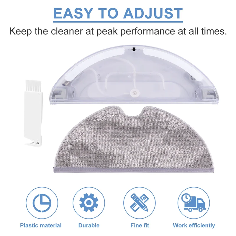 -ABPO لشاومي Dreame D9 D9 Max D9 Pro L10 Pro Trouver Robot LDS فراغ مكتشف استبدال أجزاء خزان المياه ممسحة خرقة #5