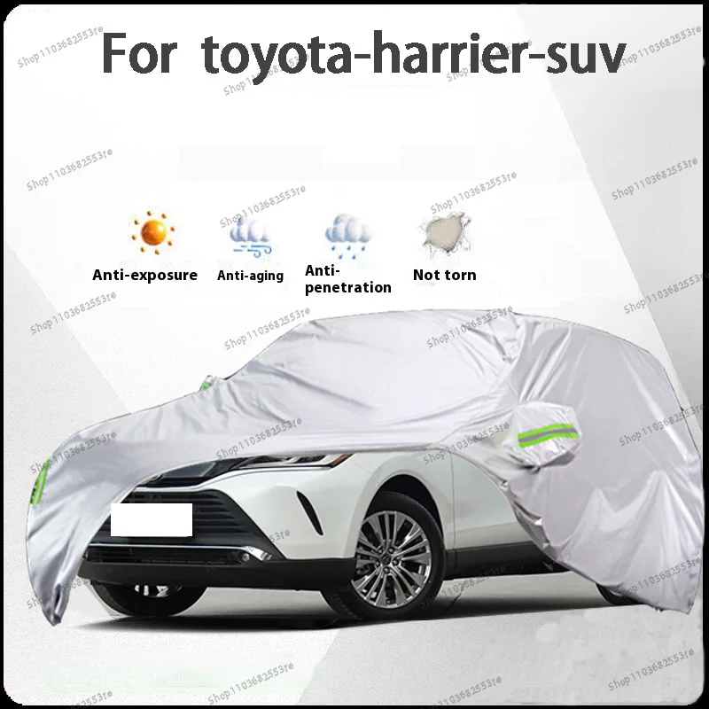 

For Toyota Harrier Fit Car Cover - Waterproof, Dustproof, Sunshade (UV), Snowproof | Silve Full Cover with All-Day Protection