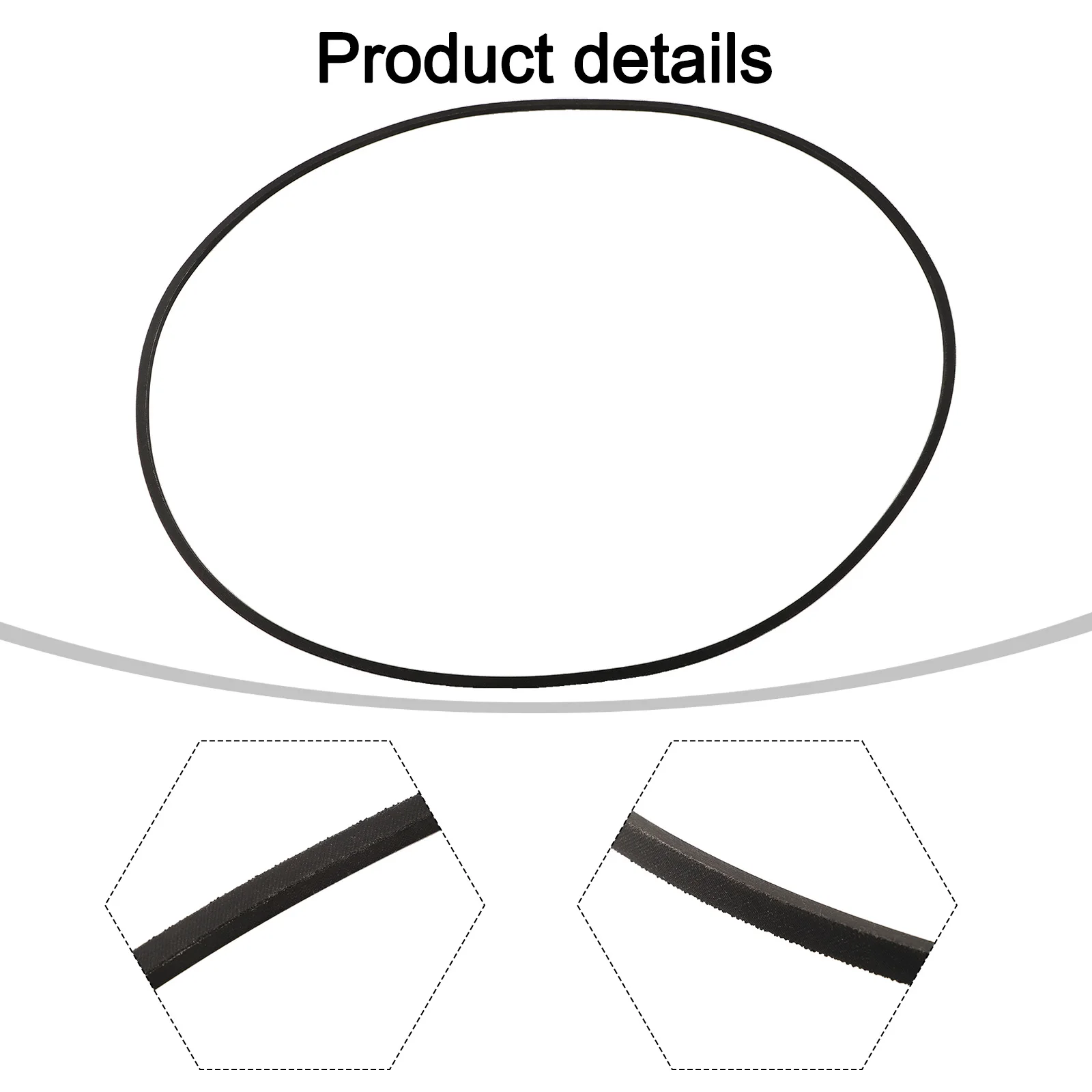

Deck Belt 193214 Lawn Mower Belt For Lawn Mower Deck Rubber Material Long-Lasting Performance High-Quality Replacement