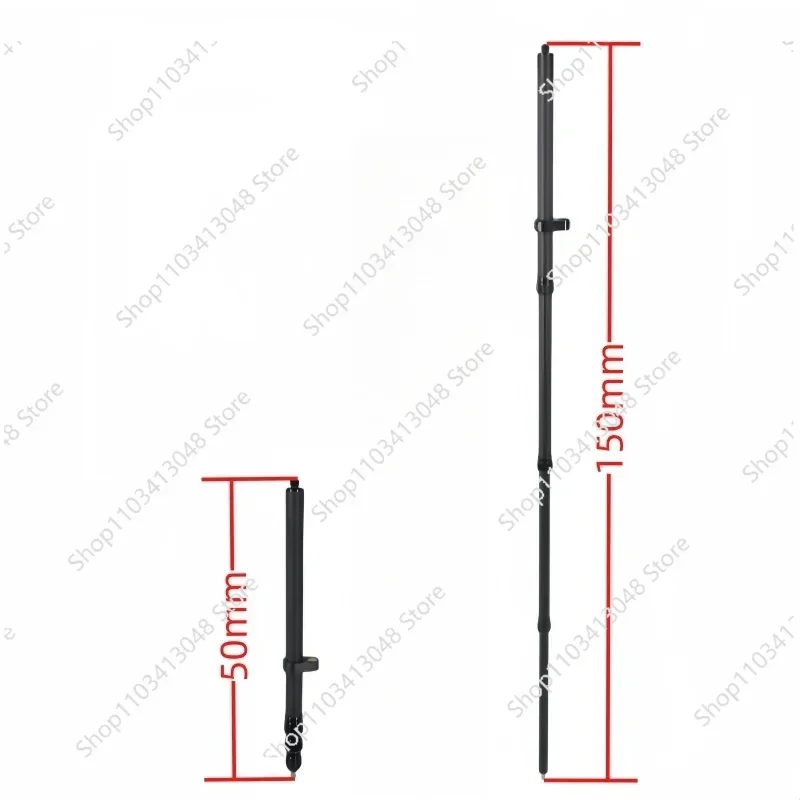 

50CM-150CM TELESCOPIC RTK CARBON FIBRE POLE PORTABLE SURVEYING CENTERING ROD 5/8X11" Thread