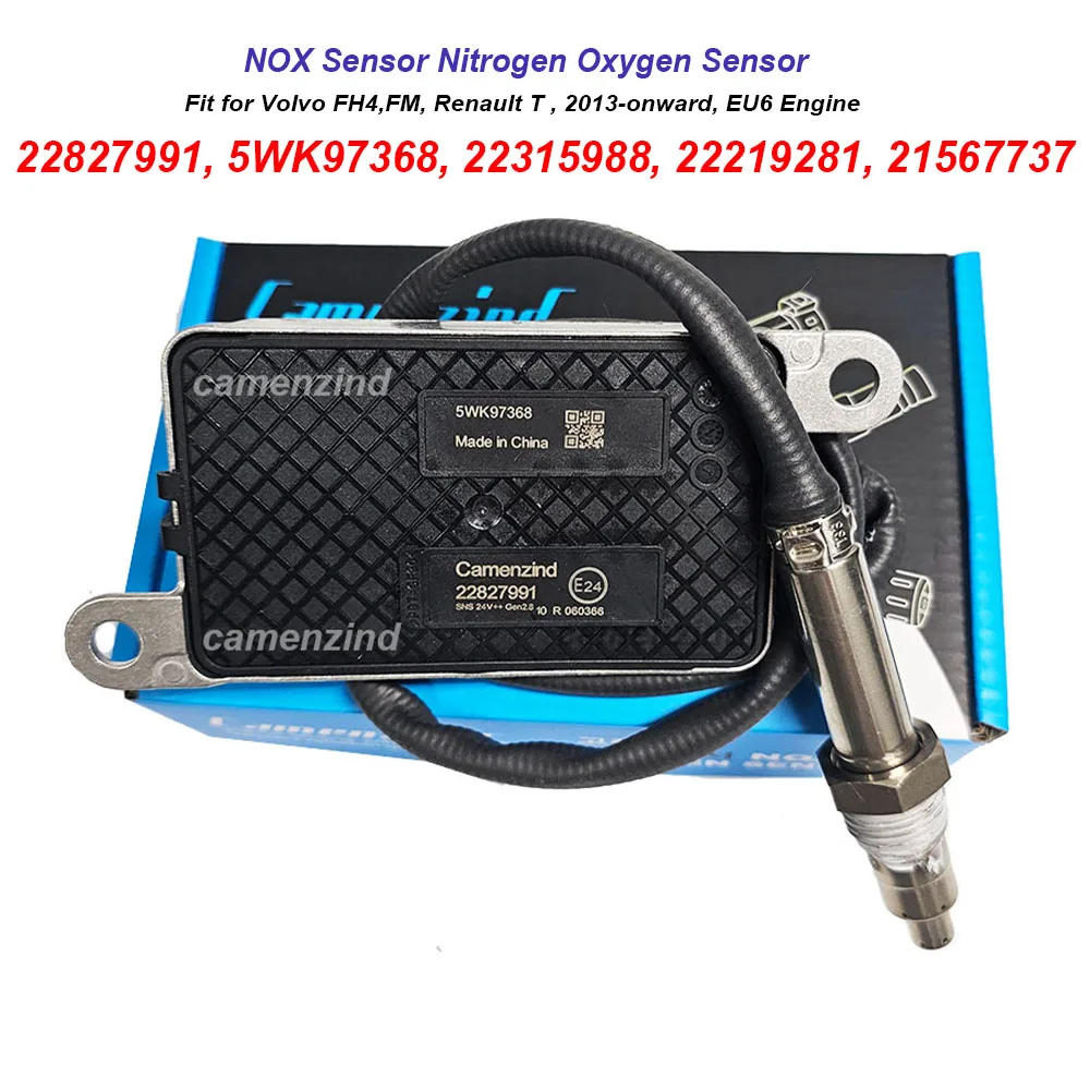 Vollständig Getesteter 22827991 5WK97368 22315988 22219281 21567737 NOx-Sensor Stickstoff-Sauerstoff-Sensor 5WK9 7368 A2C93782700-02 Hochwertig Passend für Volvo FH4, FM Renault T ab 2013 EU6 Motor