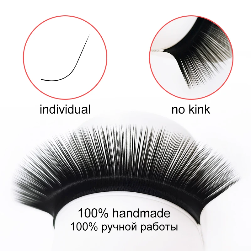 M Curl Volume Lashes Individual Eyelashes Extension Faux Mink Lashes Makeup False Eyelashes Maquillaje Eyelash Extension Cilios