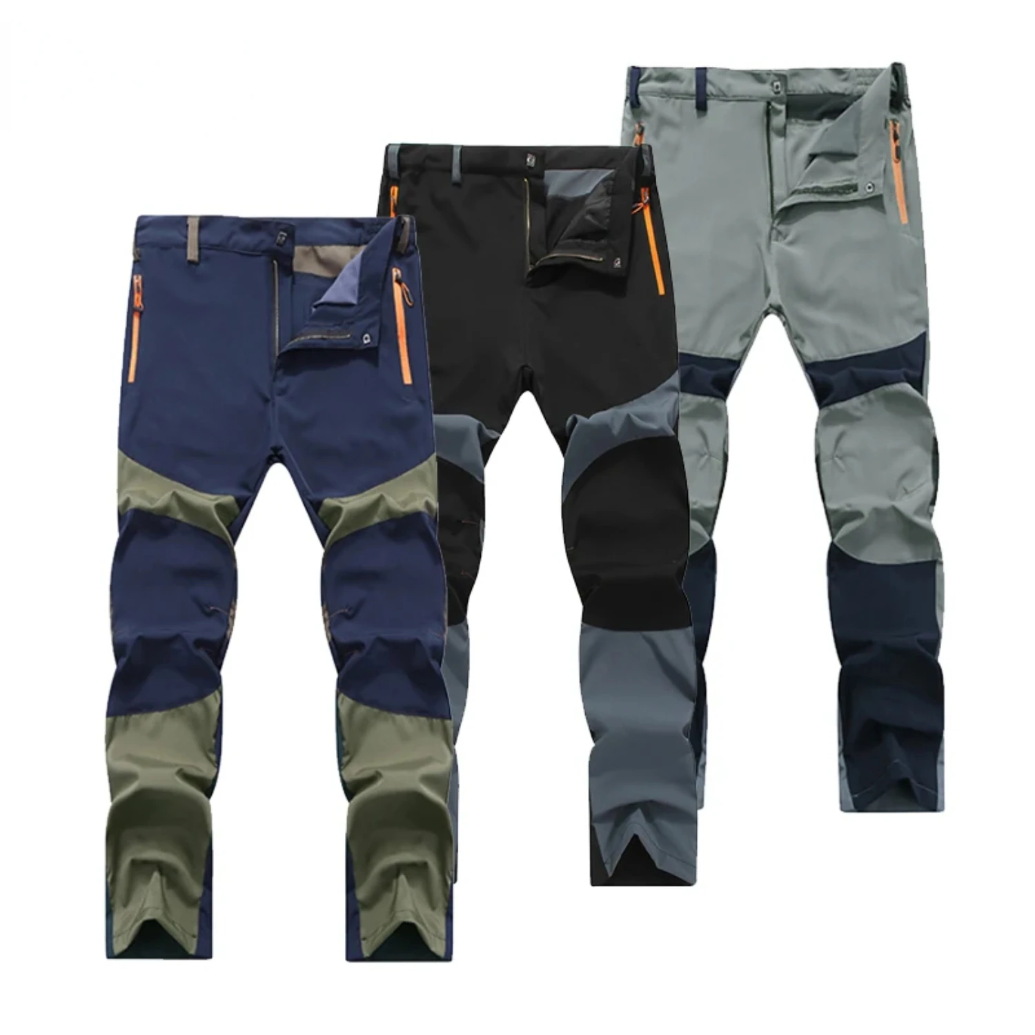 Pantaloni da trekking da uomo Abbigliamento da arrampicata Pantaloni da trekking da viaggio all'aperto leggeri e impermeabili ad asciugatura rapida