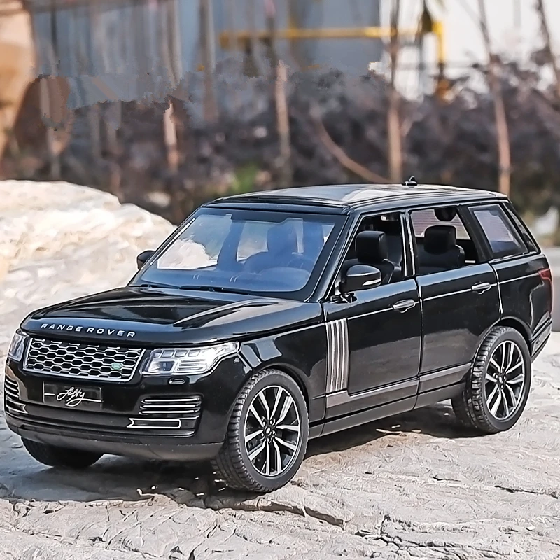 1/32 Range Rover Sports SUV Alloy Metal Car Model Diecasts Off-road Vehicles Car Model Sound and Light Collection Kids Toys Gift