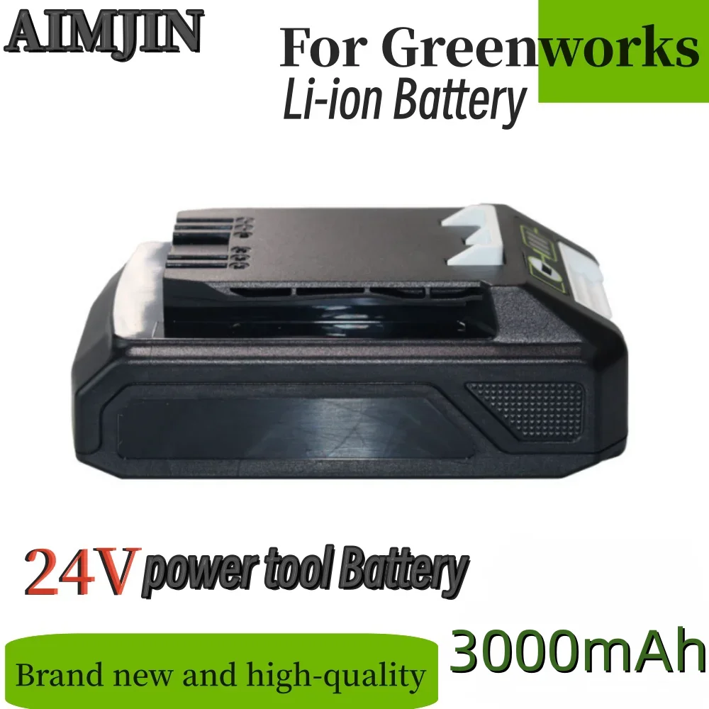 

24V 3000mAh replaceable battery, suitable for Greenworks cordless power tools 20352 22232 battery replacement