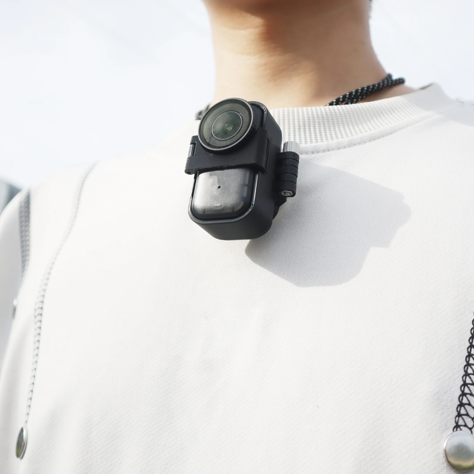 Multi-Angle Adjustment Magnetic Neck Strap Mount For DJI OSMO NANO Action Camera Built-In High-Strength Magnets