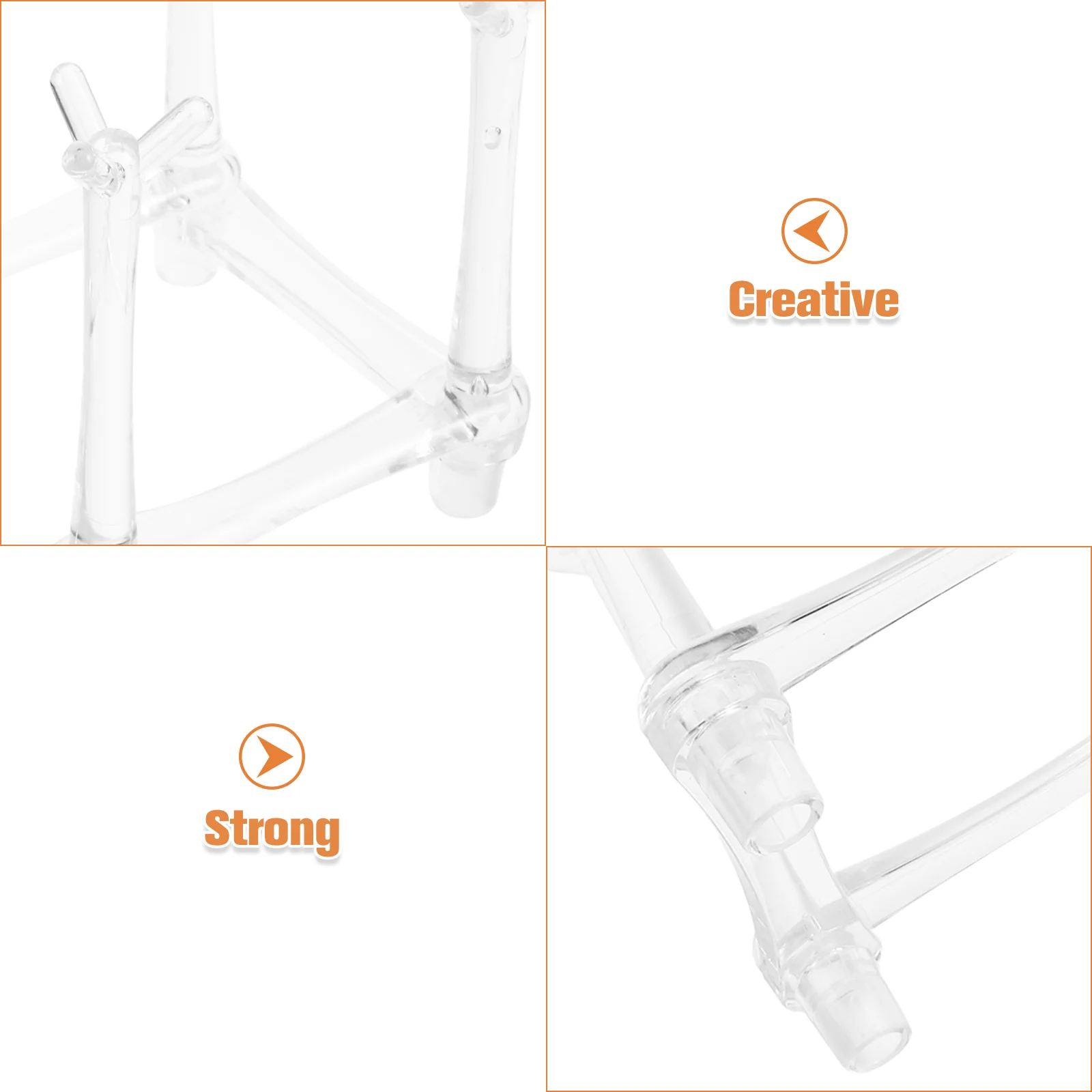 แก้วกาแฟถ้วยผู้ถืออุปกรณ์เสริมRackขวดขนาดเล็กแห้งโปร่งใสOrganizer