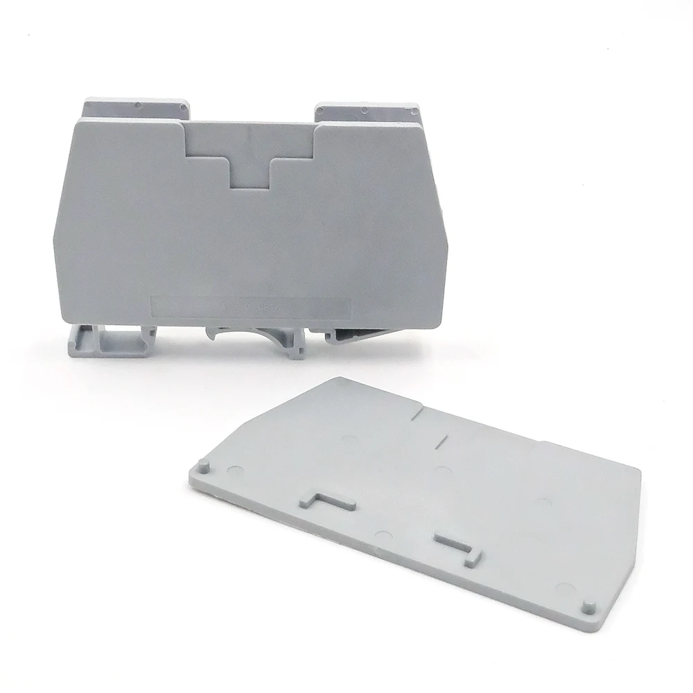 10Pcs D-URTK/S DIN Rail Insulation Plate, Partition Cover for URTK Terminal Blocks, Electrical Safety