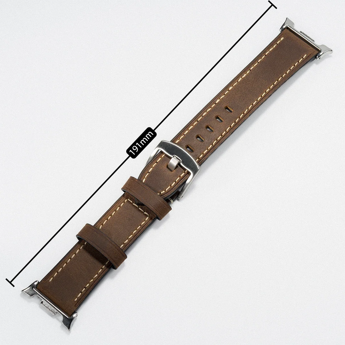 Correa de reloj de cuero para Samsung Galaxy Watch 8 40/44mm/8 pulsera clásica de 46mm correa de repuesto para reloj 7Ultra/Ultra 2025