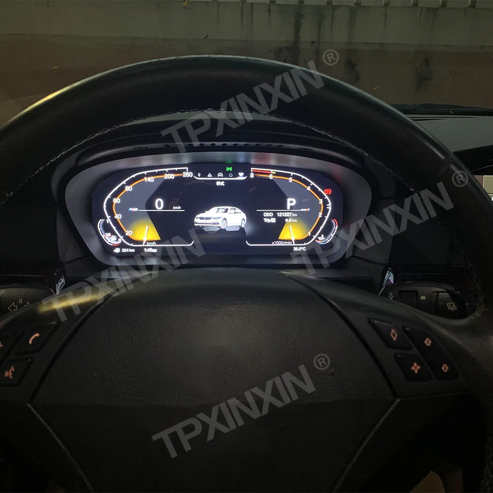 For BMW 5 Series GT F07 2011~2017 Car Digital Virtual Cockpit 3-Piece Set Linux Navi Instrument Panel Air Conditioning Panel