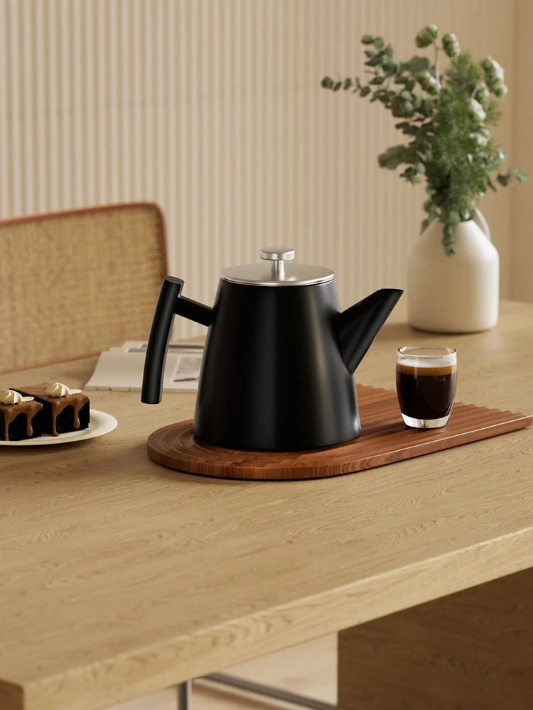 

Чайник Thiened из нержавеющей стали 304 с фильтром для ресторана и Ce, современный коврик Sle, ненагреваемый круглый чайник