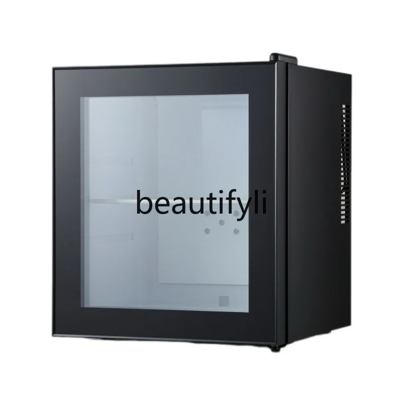 

Hotel Room Silent Refrigerator Office Bedroom Small Ice Bar Transparent Refrigerated Fresh-keeping Small Refrigerator