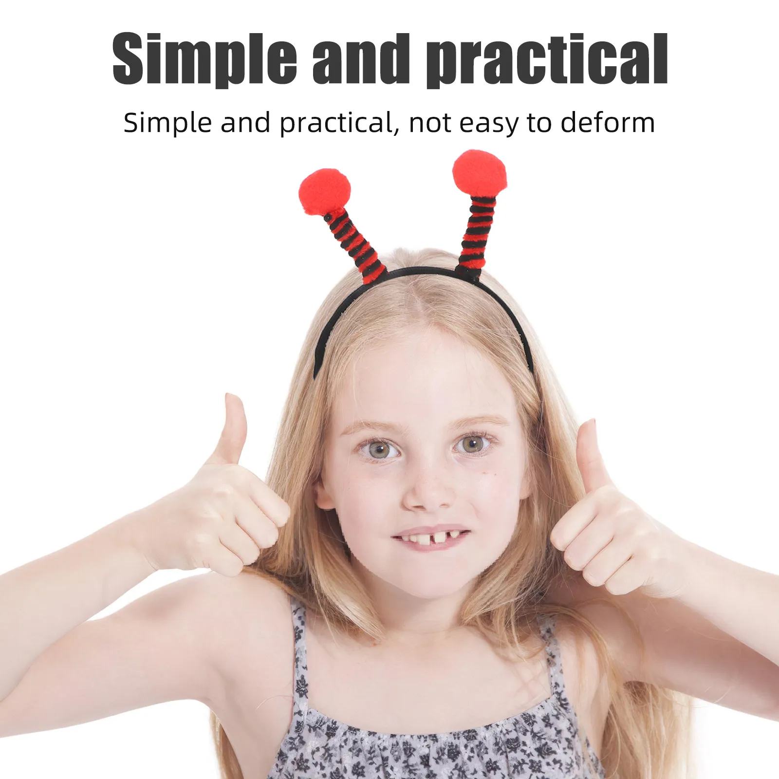 1 세트 무당벌레 의상 액세서리 날개 안테나 머리띠 성인용 파티 코스프레 축제 할로윈 카니발 드레스