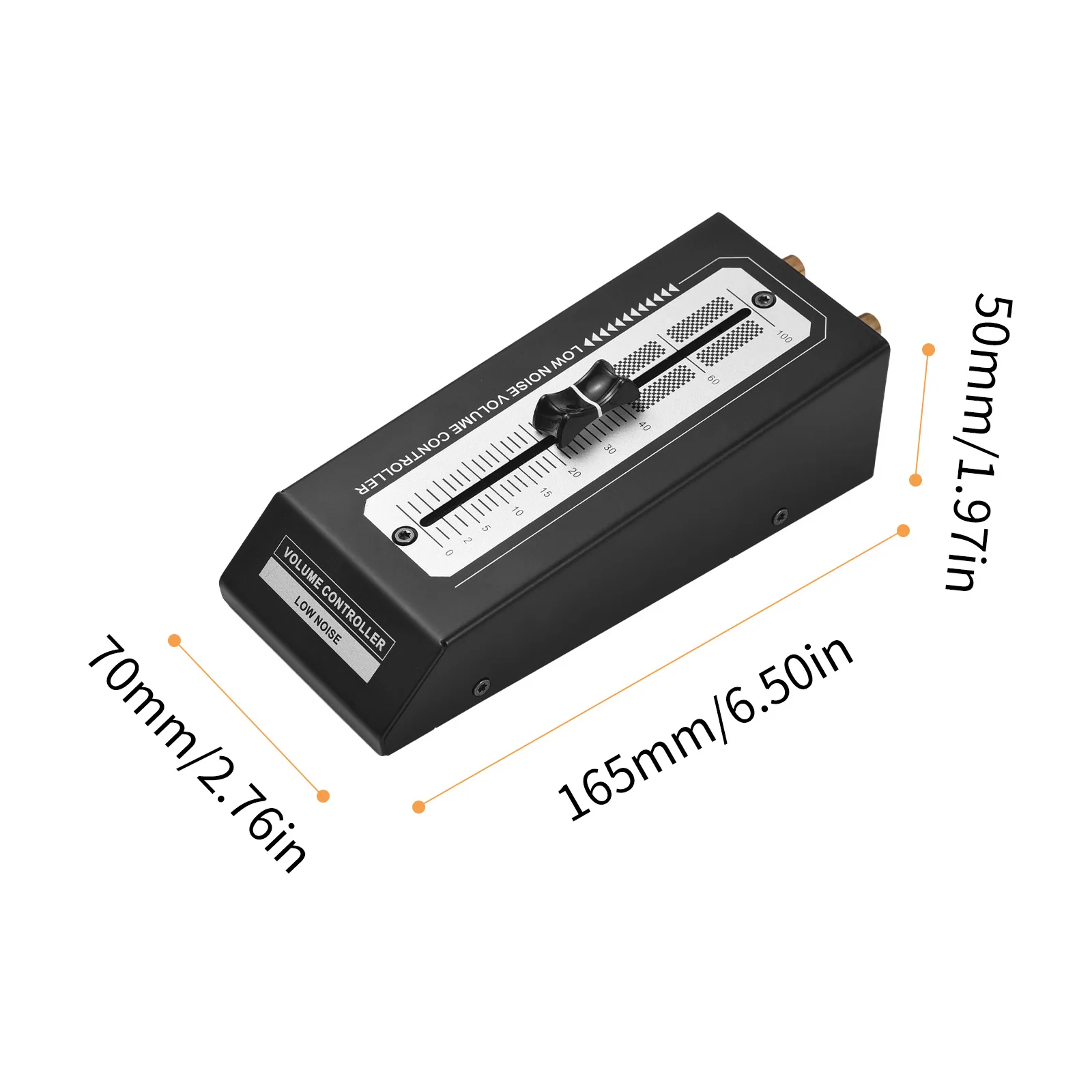 Mini Low Noise Volume Controller Volume Device Passive Preamp Active Speaker Volume Controller without External Power Supply