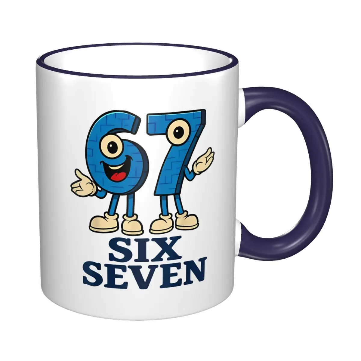 67 ستة سبعة 6-7 مضحك الإيطالية Brainrot الاطفال الألعاب ميمي اكسسوارات القهوة القدح الجدة كوب الهدايا