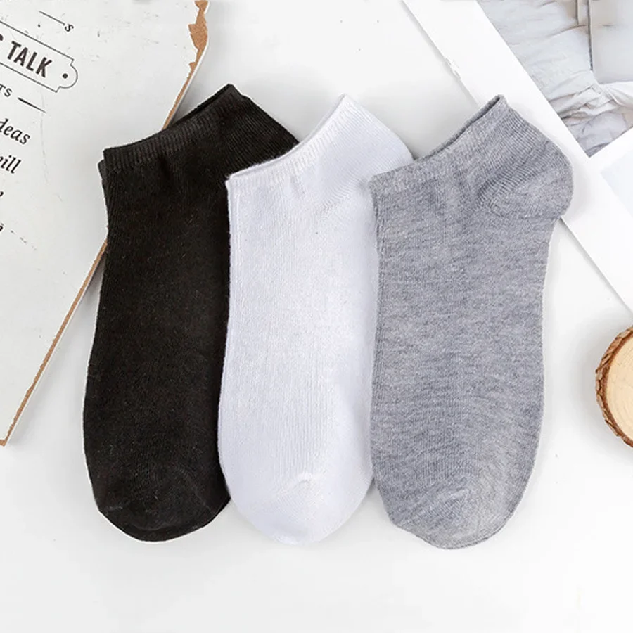 10 Pairs Men\'s/women\'s Boat Socks Plain Color Anti Odor Summer Ankle Socks Casual Breathable Low Cut Socks Short Sports Socks