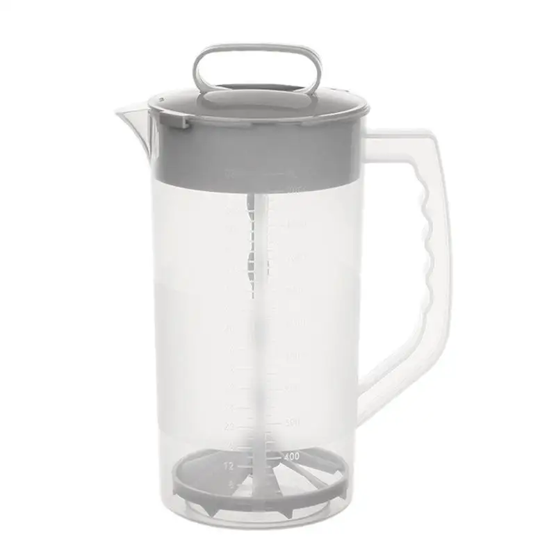 Mixing Pitcher Juice Jugs Manual Mixing Jugs  2000 ml  Leak-Proof Mixing Pitcher with Wide Nozzle Mixing juice Container Jug