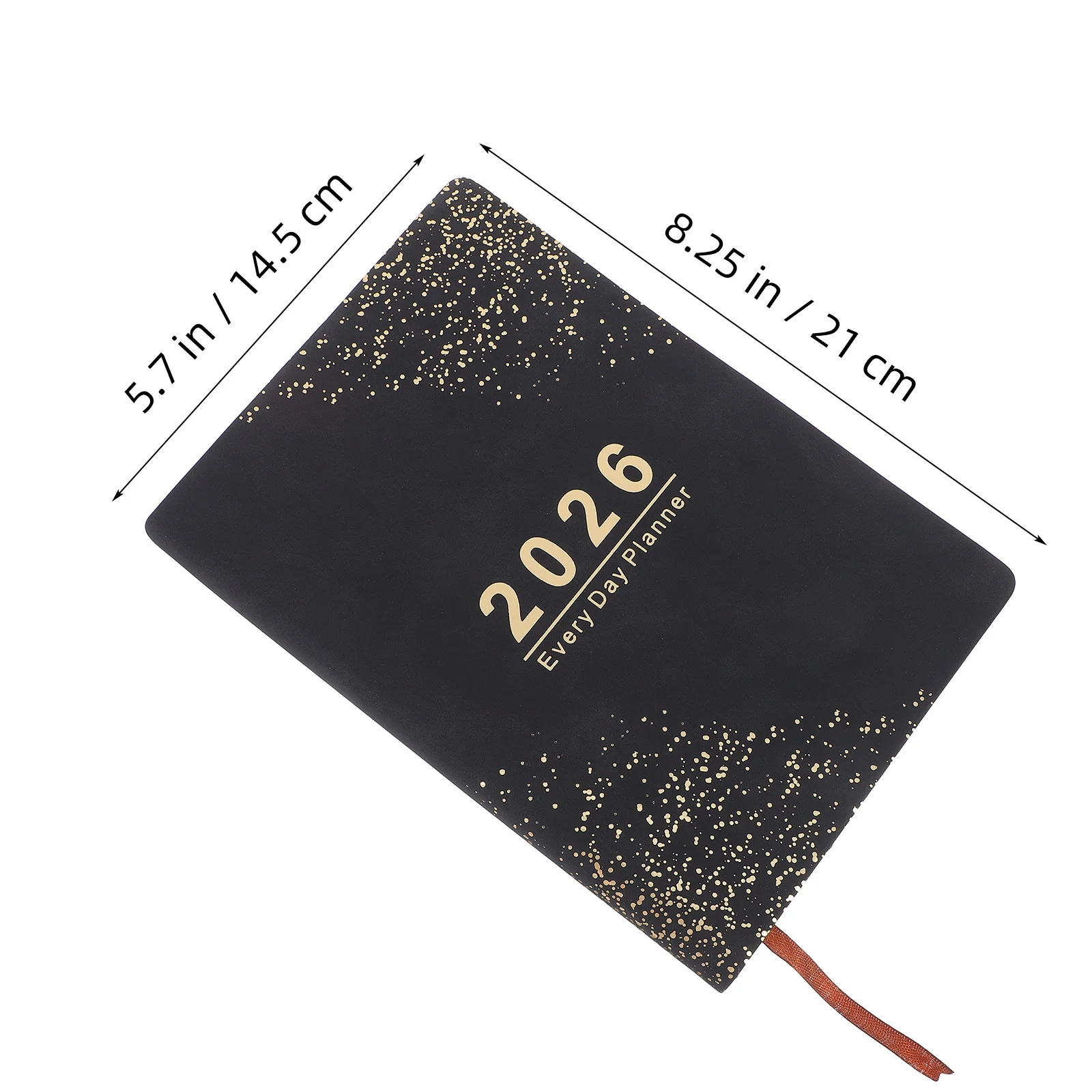 2026 Daily Planner Monthly Weekly Calendar Book January to December Hardcover Organizer A5 Size Office School Home Use