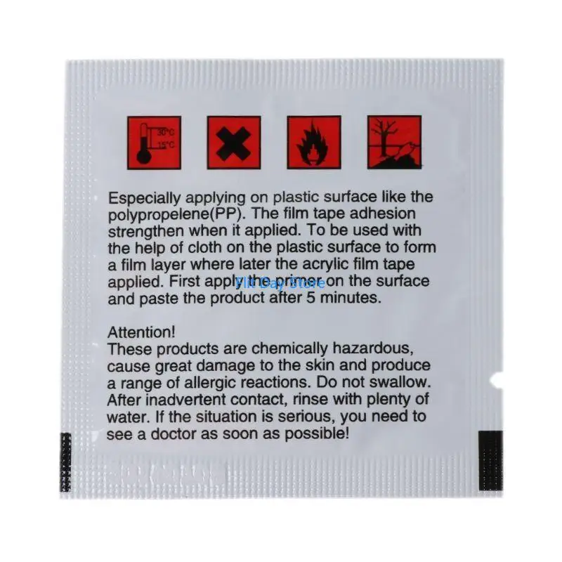 F92C 50 Pcs Automotive Adhesion Promoter Sponge Applicator Works with Double-sided Tape, Bonds to a Variety of Surfaces