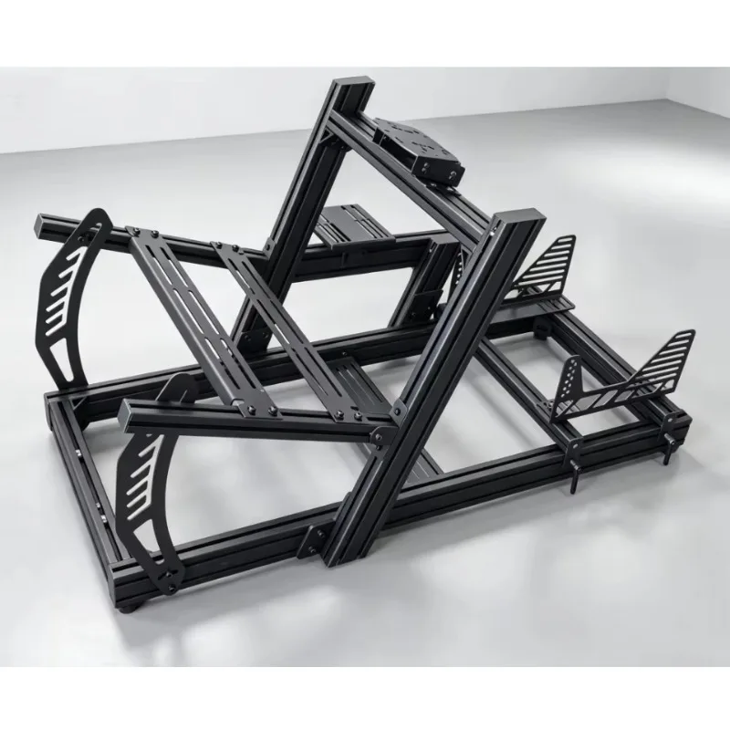 Next Level Racing F-GT Elite  Sim Racing Cockpit Kit 4080 T Slot Black Aluminum Profiles High-Level Simulator Cockpit