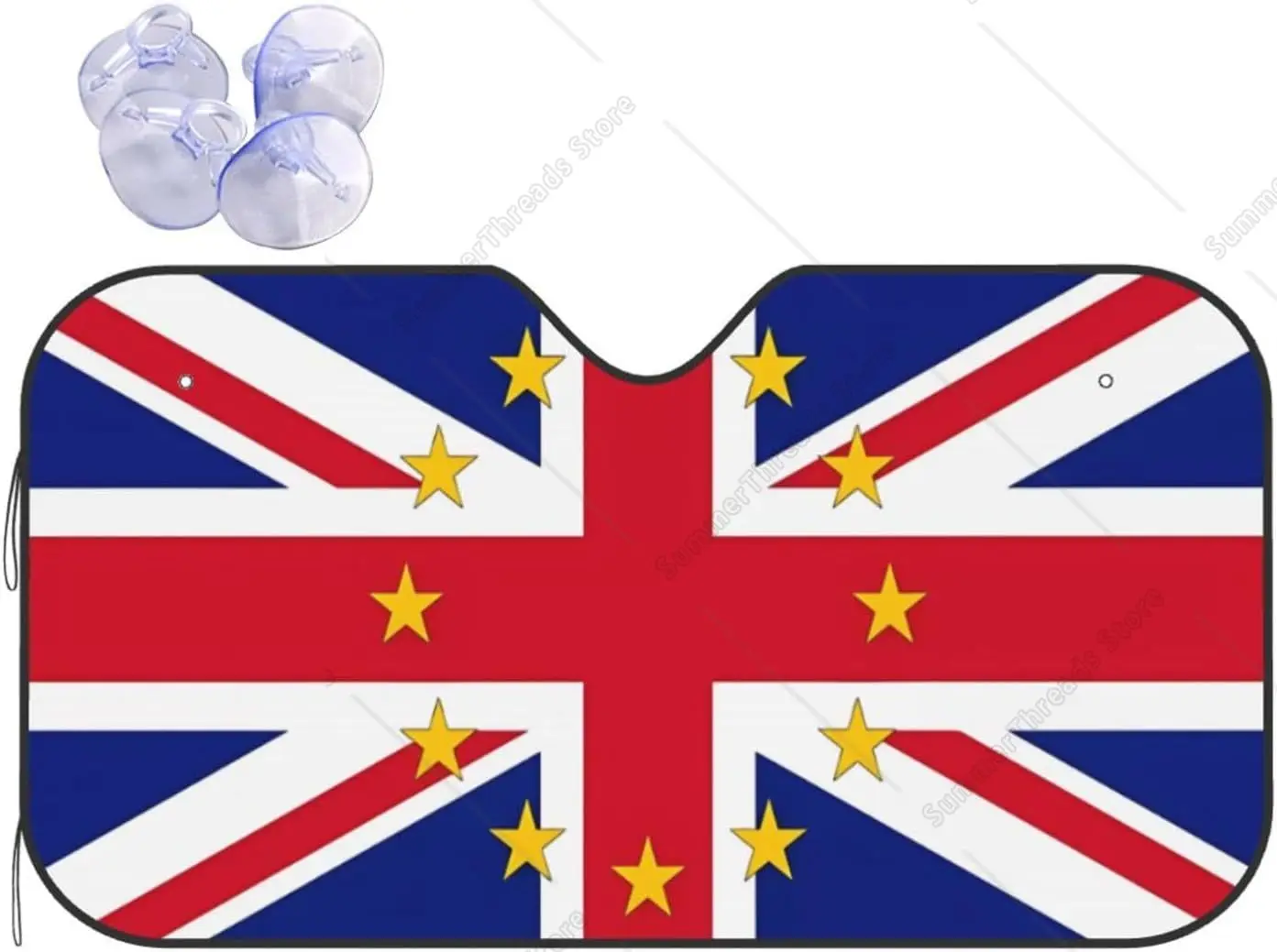 

Британская Англия Великобритания Европейский Юнион Джек Флаг Лобовое стекло Sun Sha Переднее окно автомобиля Sunsha Блоки УФ Солнцезащитный козырек Внутренний P