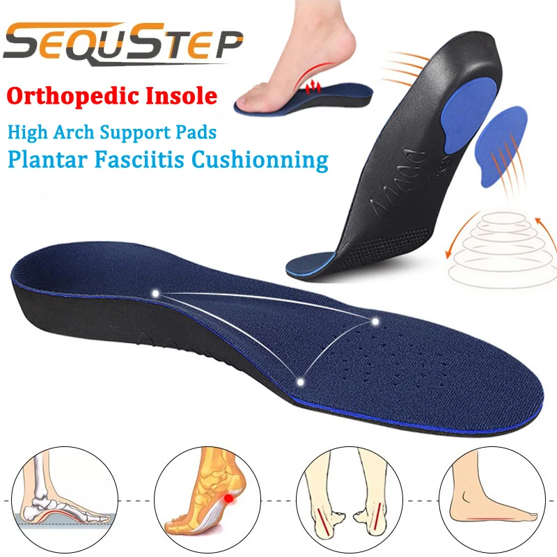 

Plantar Fasciitis Pad Orthopedic Insole High Arch Support Pads Flat Foot Correction Orthotic Pad For Fallen Arches Foot Care