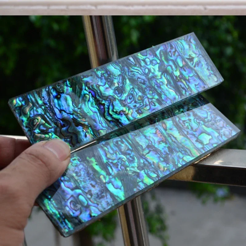 

2 шт., материал для ручки ножа из ракушки морского ушка, Новая Зеландия, натуральная ракушка морского ушка, сделай сам, карманные складные ножи, изготовление весов, патчи для захвата