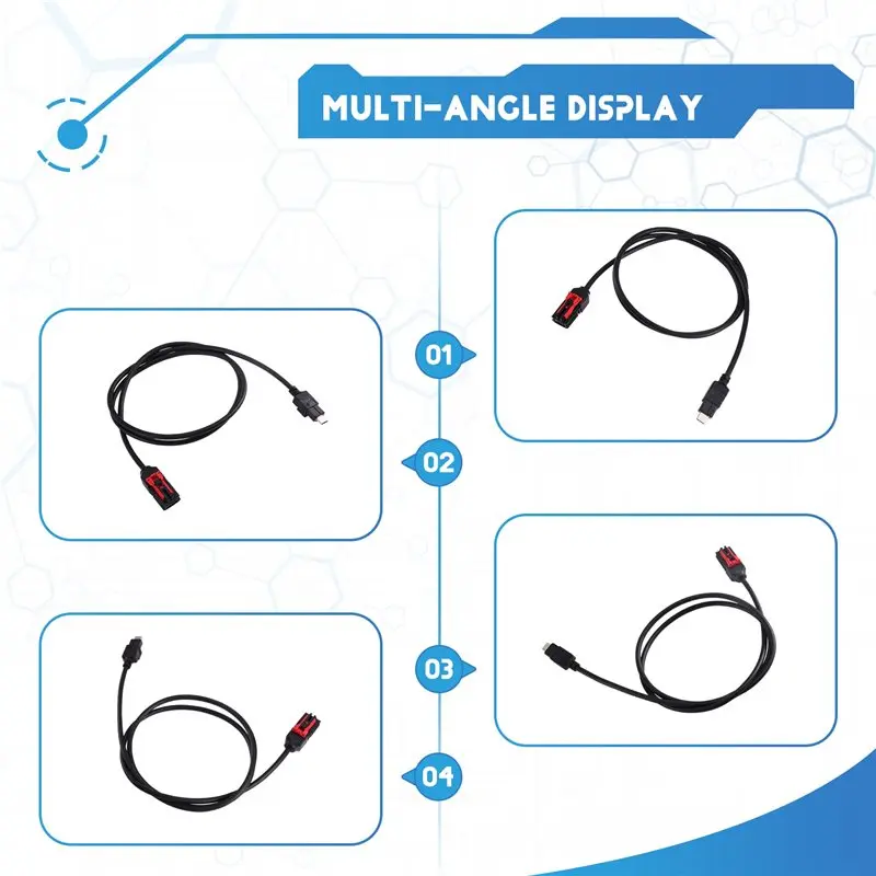B27B For ADAS Camera 12 Pin To USB 3.1 Type-C Automotive High-Speed Data Cable For Molex 111146-3080, TE 2398010-1