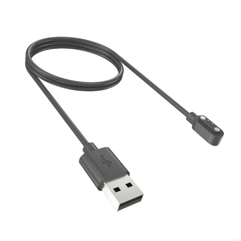 97QA Kompatibel untuk IMILAB W01 Pengisi Daya Magnetik Adaptor Daya USB Kabel Pengisi Daya Dock Bracket-Stand Stasiun Tempat