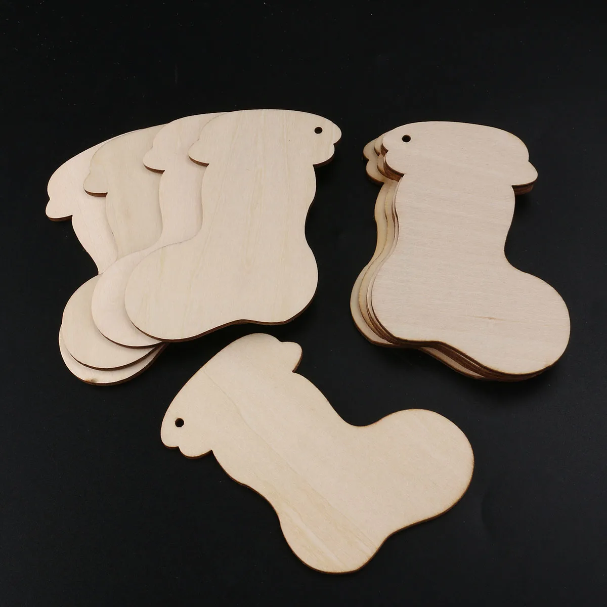 

Decor Christmas Stocking Pendant Decoration Halloween Hanging Ornaments Ribbon Decorations Bamboo Child