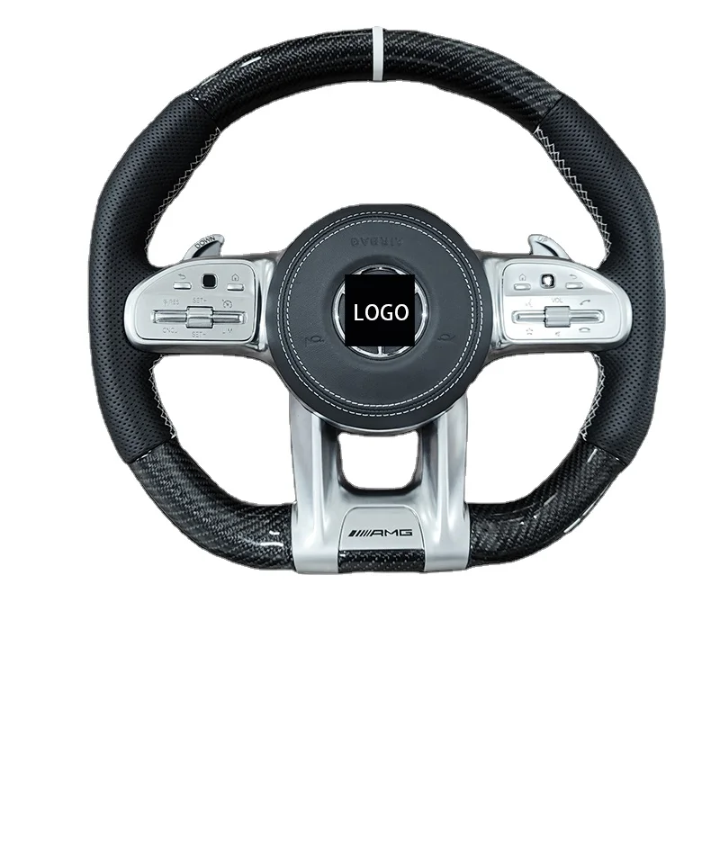 Customized Luxury Leather Steering Wheel For Mercedes-Benz V-Class Multivan Business Car With Safety Features