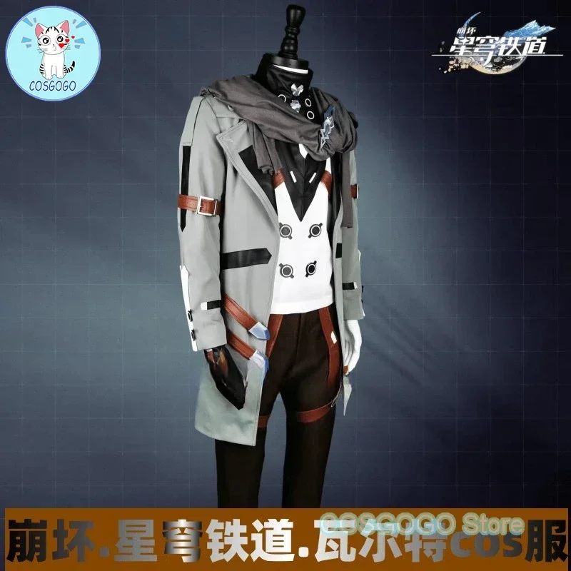 COSGOGO Game Honkai: Star Rail Welt Yang Gorgeous Anime Uniform Suit Cosplay Costume Halloween Carnival Party Role Play Clothing