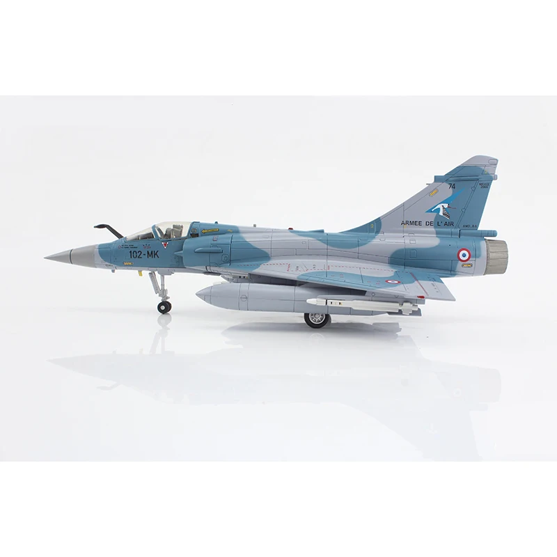 

Die cast 1:72 ratio French Air Force Mirage 2000-5 102-MK, fighter alloy plastic finished simulation model for men's gift