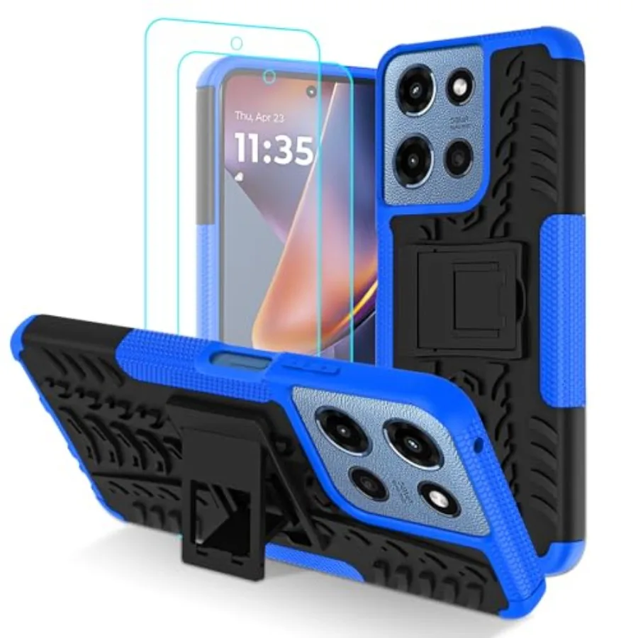 

for Motorola Moto G Play 2026 Case, Moto G 5G 2026/2025 Case with 2 Pack Screen Protector, Military Grade Shockproof, Heavy Dut