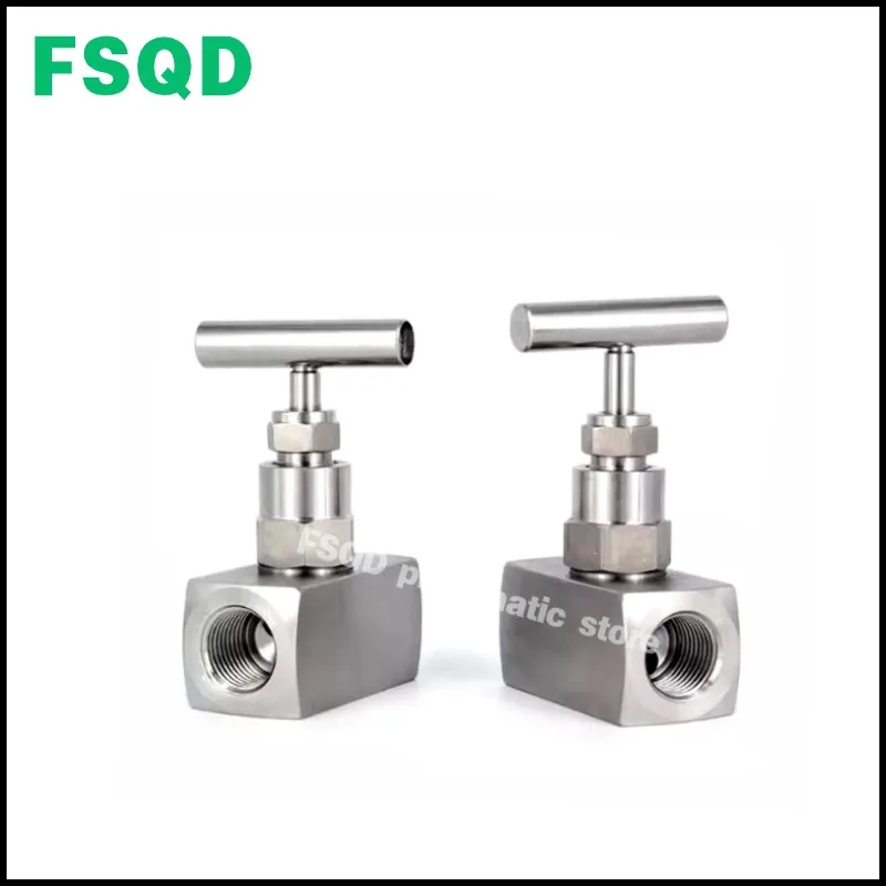 Internal thread Needle valve J13W-320P 304/316 Stainless steel Pressure gauge high pressure instrument valve pneumatic tool