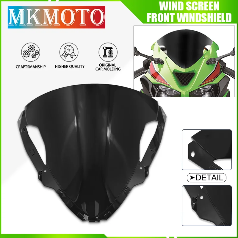 

Newlest Front Wind Shield Deflector For ZX-636 ZX636 2024 Motorcycle Windshield Windscreen Viser Visor Fairing Protector zx636