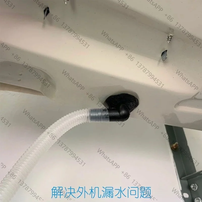 1Pc Air Conditioner External Unit DrainHoseConnector WaterOutlet Elbow Seal