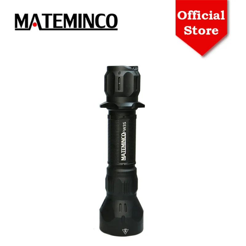 Mateminco-Lampe de poche LEP FW3, longue portée de 21700 m, batterie 1550strada 1356, lanterne DulTorch