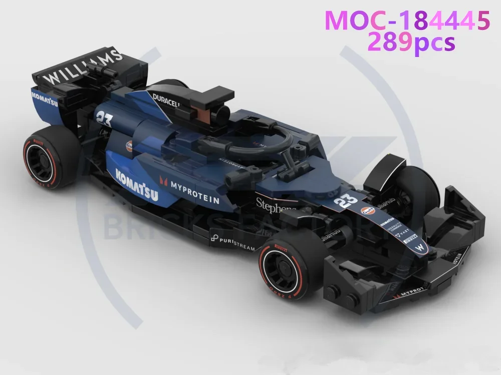 

MOC-184445 race car 289 pieces compatible building toy blocks for children's Christmas gifts