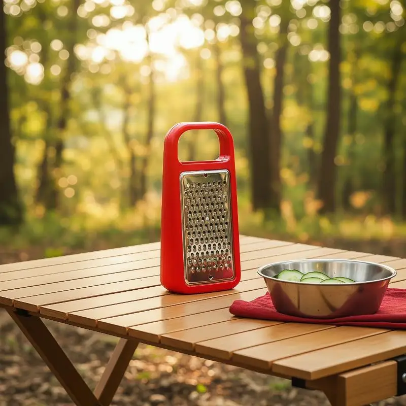 1PC-Foldable Double-sided Stainless Steel Vegetable Cutter Kitchen Multifunctional Grater Potato And Cucumber Slicer