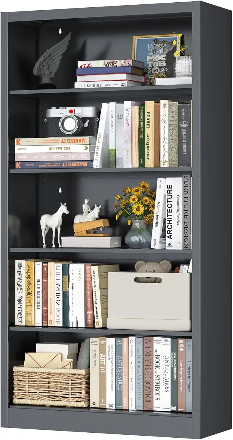 5 Shelf Bookcases F…