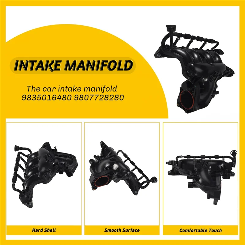 A96E-Intake Manifold untuk Citroen 508 RCZ Versi Peningkatan 1.6T DS 4S 1.6 THP 5LS 1.8 THP DS5 DS6 9835016480