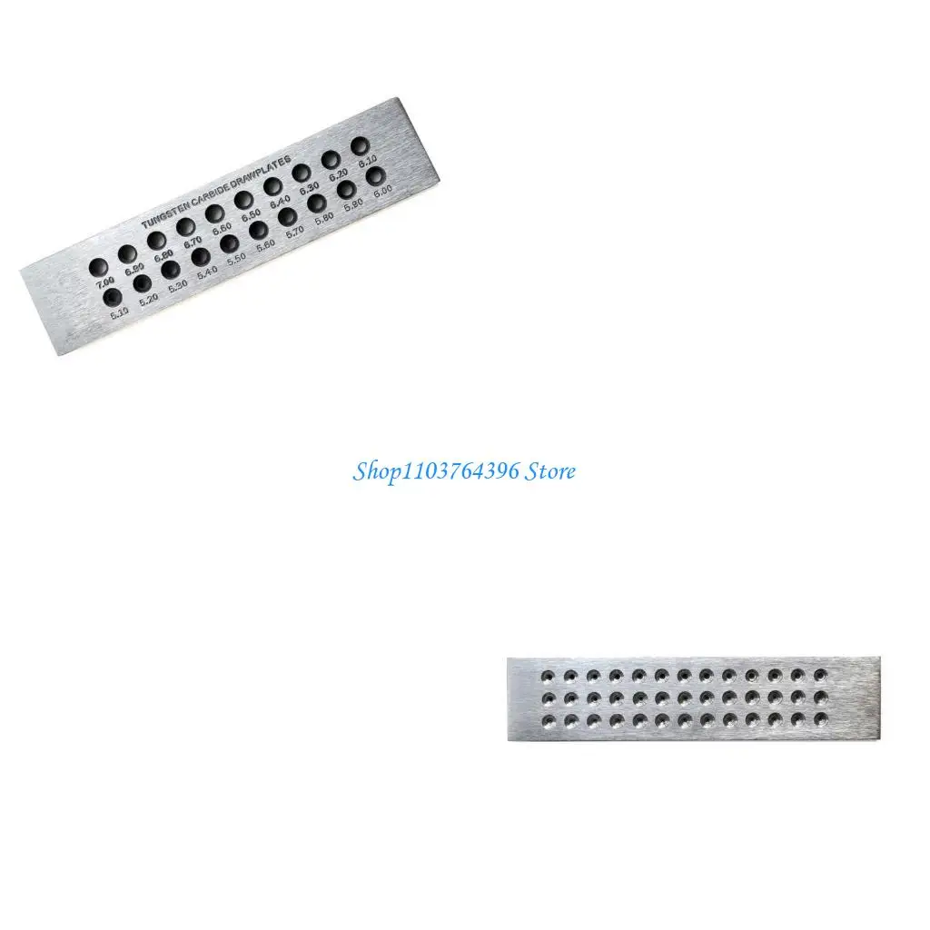 

Wire Drawplate Carbon Steel Wire Shaping Tool Jewelry Making Tool Wire Drawing Tool Crafting Wire Tool for Jewelry