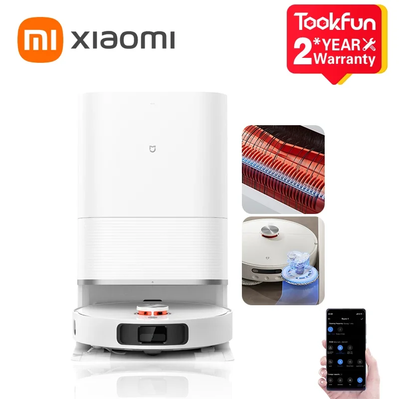 XIAOMI MIJIA M30S OMNI Infinite Robot MOP Vacuum Cleaner D103CN Empty Dust Home Dirt Disposal Machine Self Cleaning aspirador