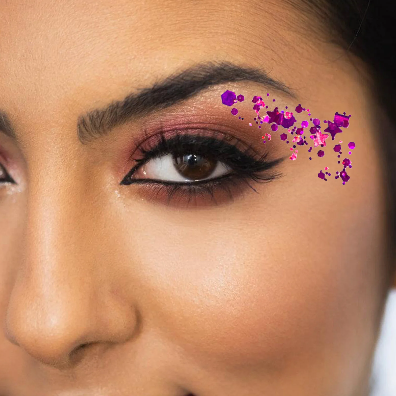 Juego de sombras de ojos con purpurina líquida, textura de Gel, resistente al agua, duradero, maquillaje facial y corporal, colores de lentejuelas brillantes, 4 Uds.