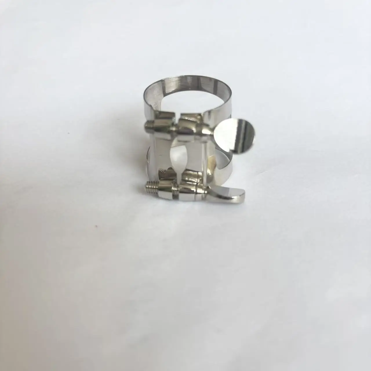 Acessórios de fixação de bocal de ligadura de saxofone/celinete banhado a níquel