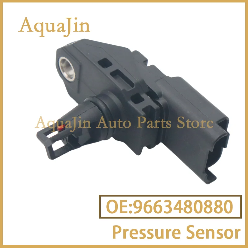 

9663480880 Датчик давления всасывающей трубы для Mazda 2 3 5 Volvo S40 Peugeot 208 3008 5008 Ford Focus Fiat Scudo Citroen Berlingo