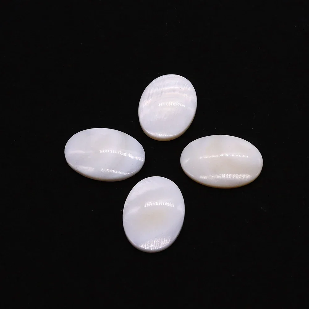 Natural Freshwater Shell Oval Ring Surface 10-30mm Production Boutique Fashion Women\'s Jewelry DIY Necklace Earring Accessories