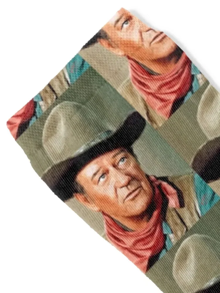 Celebrity John Wayne - The Duke Calcetines dibujos animados regalos divertidos regalo de Navidad Calcetines para hombre Mujer